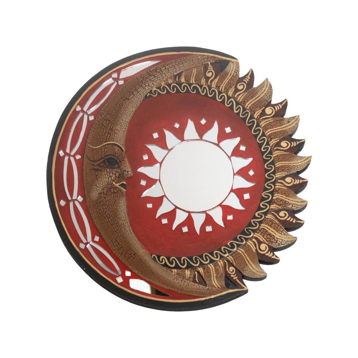 PROPLASTIC - ESPEJO SOL LUNA 40 CMS