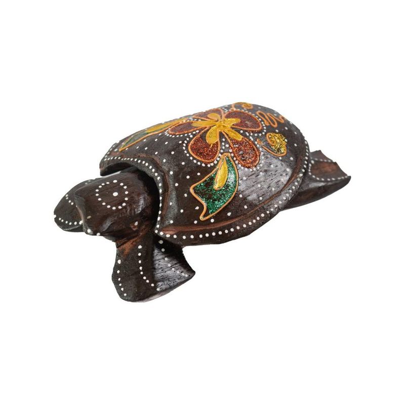 PROPLASTIC - SET DE 3 TORTUGAS DECORATIVAS DE MADERA