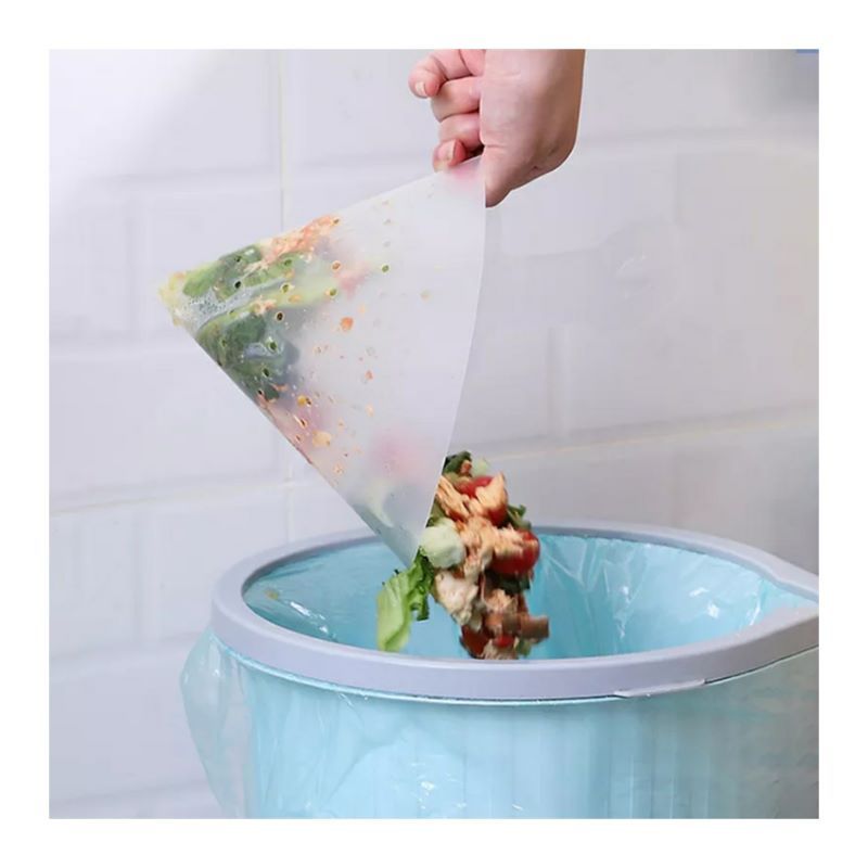 UNIVERSAL - FILTRO EMBUDO PARA COMIDA RECOJA RESIDUOS SIN TAPAR SU LAVA PLATOS