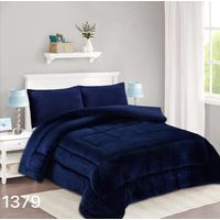 Cobertor Chiporro Invierno 2 Plazas - Azul Marino M1379