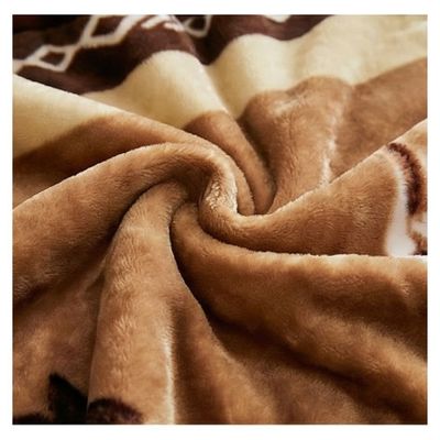 Imagen 2 del producto Cobertor Chiporro Invierno 2 Plazas - Café Caballos ME-M19