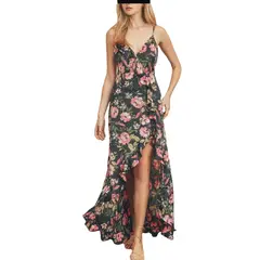 CAPRICHOSA - Maxi Vestido Mariette Negro