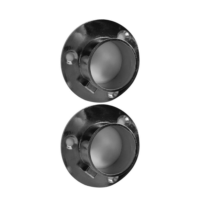 DVP - Soporte Barra Redondo Aluminio 19mm 2 Un Cromado DVP DVP