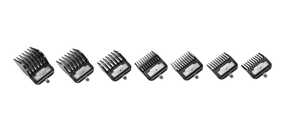 Kit 7 Peines D Alza Bg Serie Para Maquina Cortar Pelo