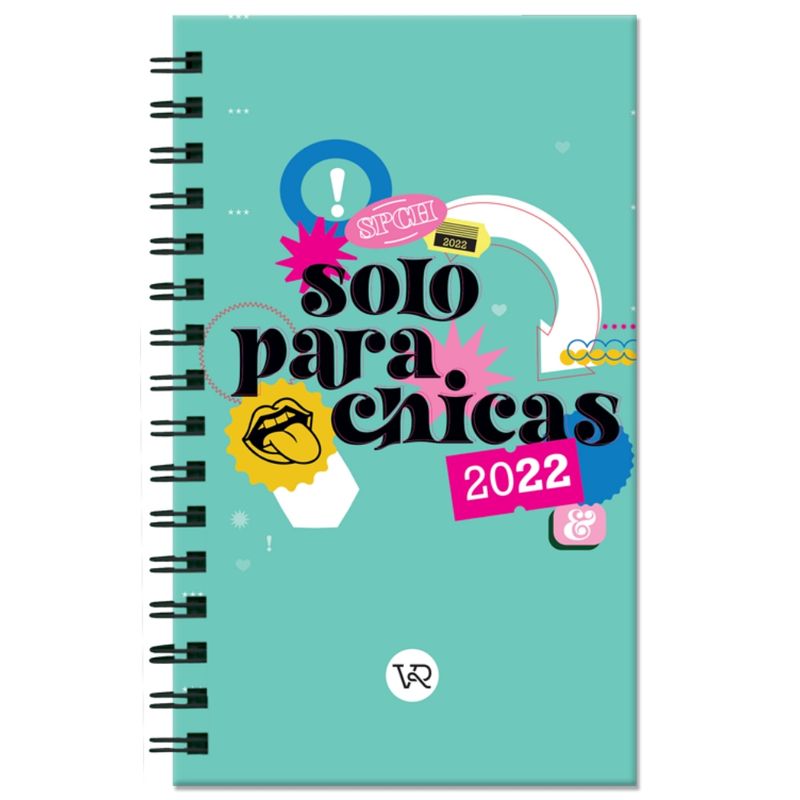 VERGARA Y RIBA - Agenda Solo Para Chicas 2022 Verde