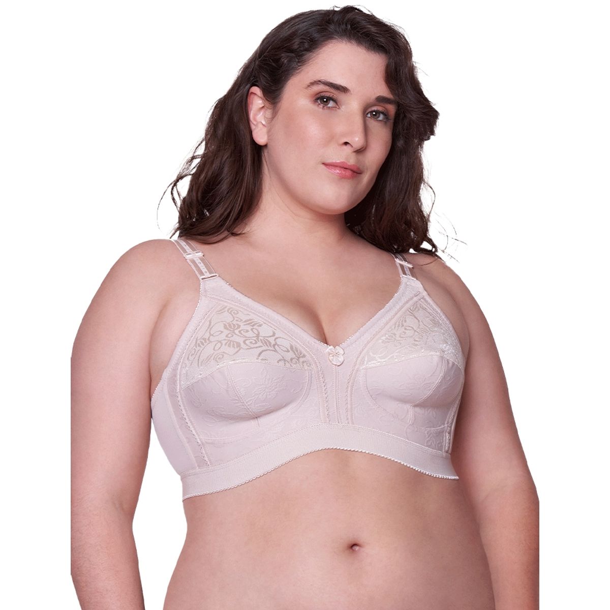 BAZIANI - Sostén microfibra encaje powernet mujer baziani