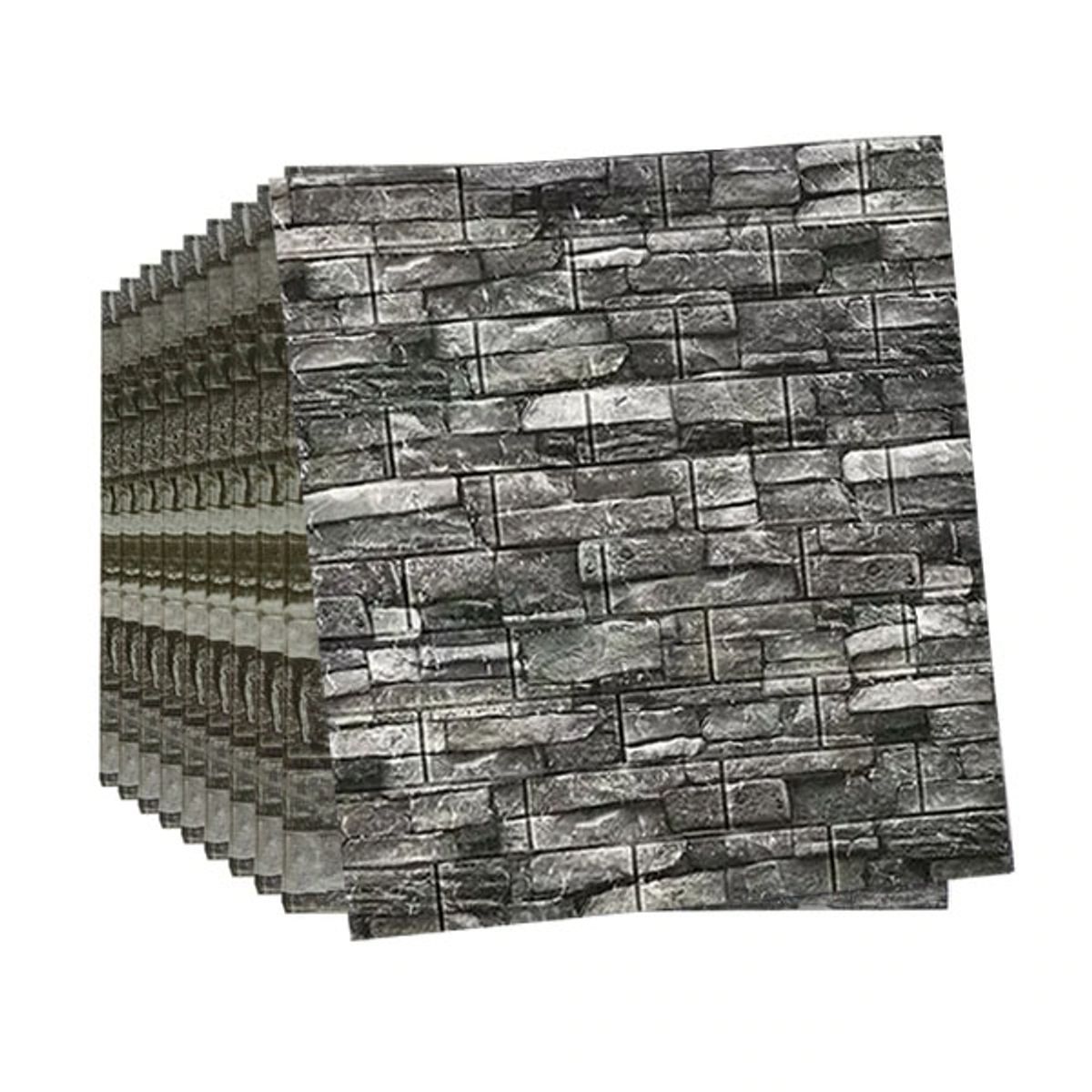 CRUSEC - Pack 10 Lamina Papel Mural Autoadhesivo 3d