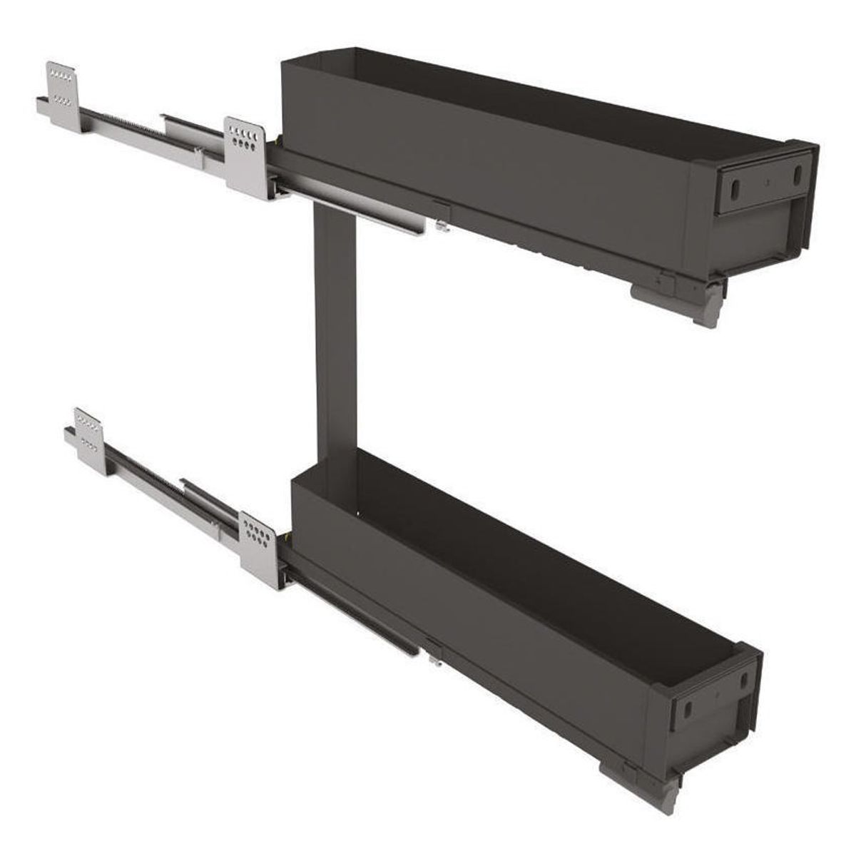 DVP - Especiero 2 Bandejas Proline 150mm Cierre Suave Guia Izq Dvp