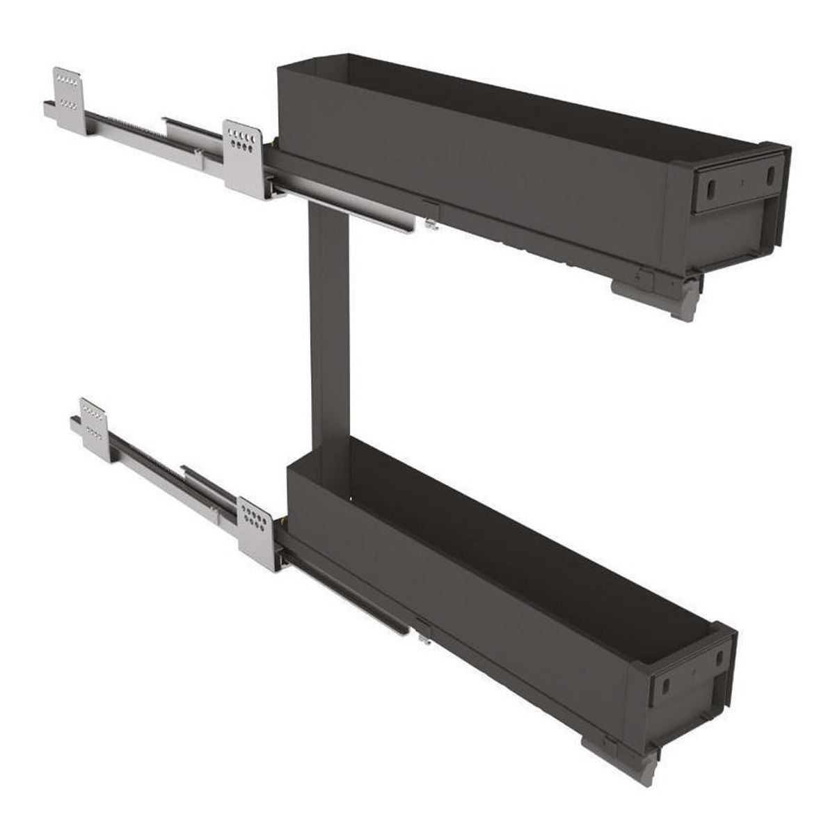 DVP - Especiero 2 Bandejas Proline 150mm Cierre Suave Guia Izq Dvp