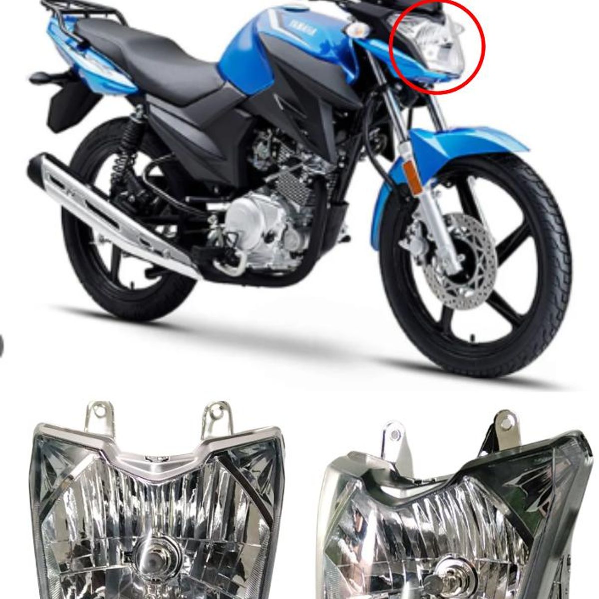 GENERICO - Foco Delantero Para Yamaha YBR125Z