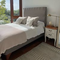 Faldón Elasticado 2 Plazas Tostado Oscuro