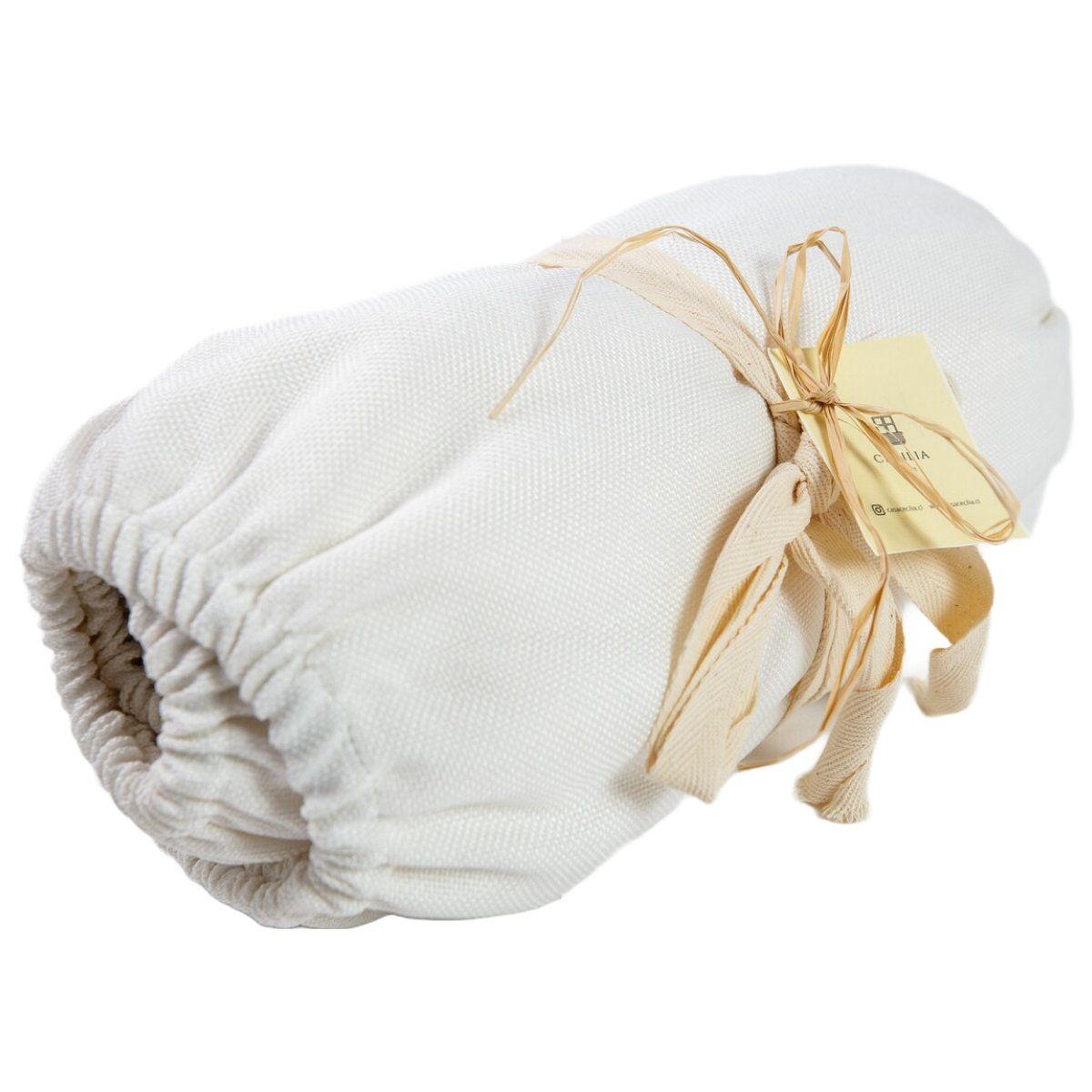 CASA CECILIA - Faldón Elasticado Nido 1.5 Plaza Blanco Casa Cecilia