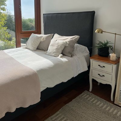 Imagen 2 del producto Faldón Elasticado 1 Plaza Gris Oscuro