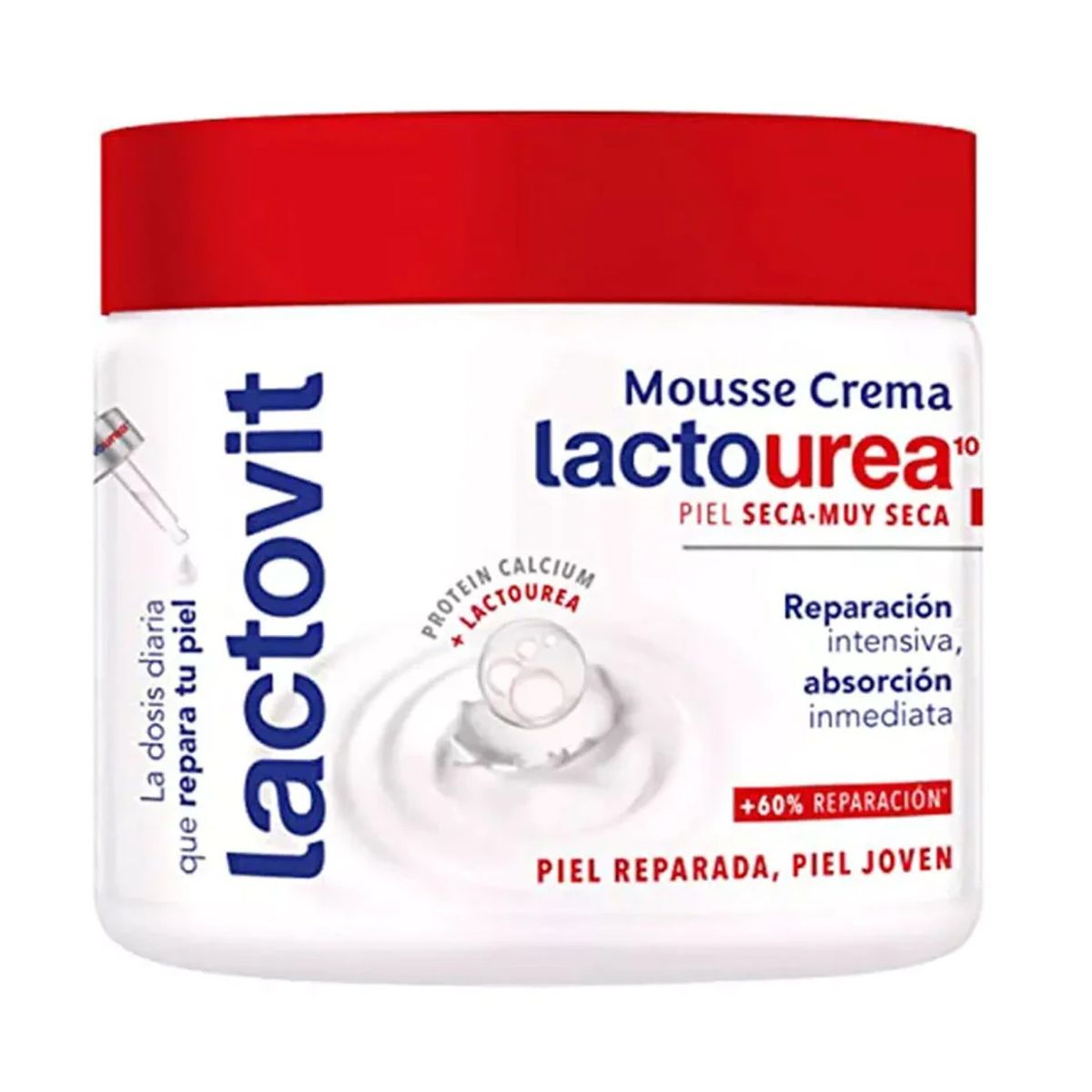 LACTOVIT - MOUSEE CREMA LACTOUREA CARA Y CUERPO POTE 400ML
