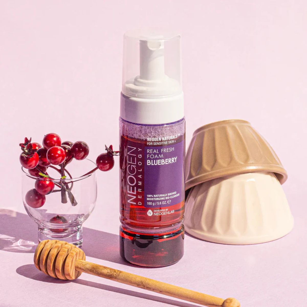 NEOGEN - Real Fresh Foam Cleanser Blueberry - Cosmética Coreana