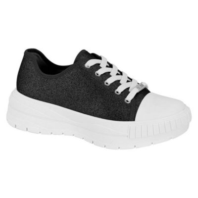 Zapatilla Casual Negro Gliter