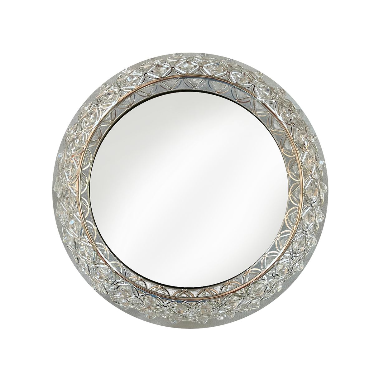 MALLORCA - Centro de Mesa Decorativo Verdún Redonda Silver