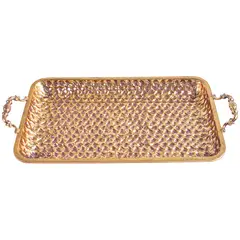 MALLORCA - Centro de Mesa Decorativo Cosenza Rectangular Gold