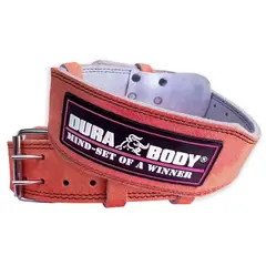 GENERICO - Cinturón de Cuero Serie Titan Rosado Durabody - Talla M