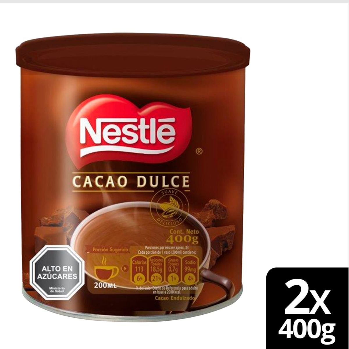 NESTLE - Chocolate En Polvo Nestlé® 400g X2 Tarros