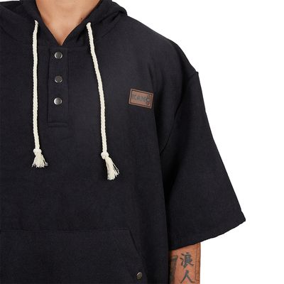 Imagen 2 del producto Poncho Reciclado Negro / Poncho Surf