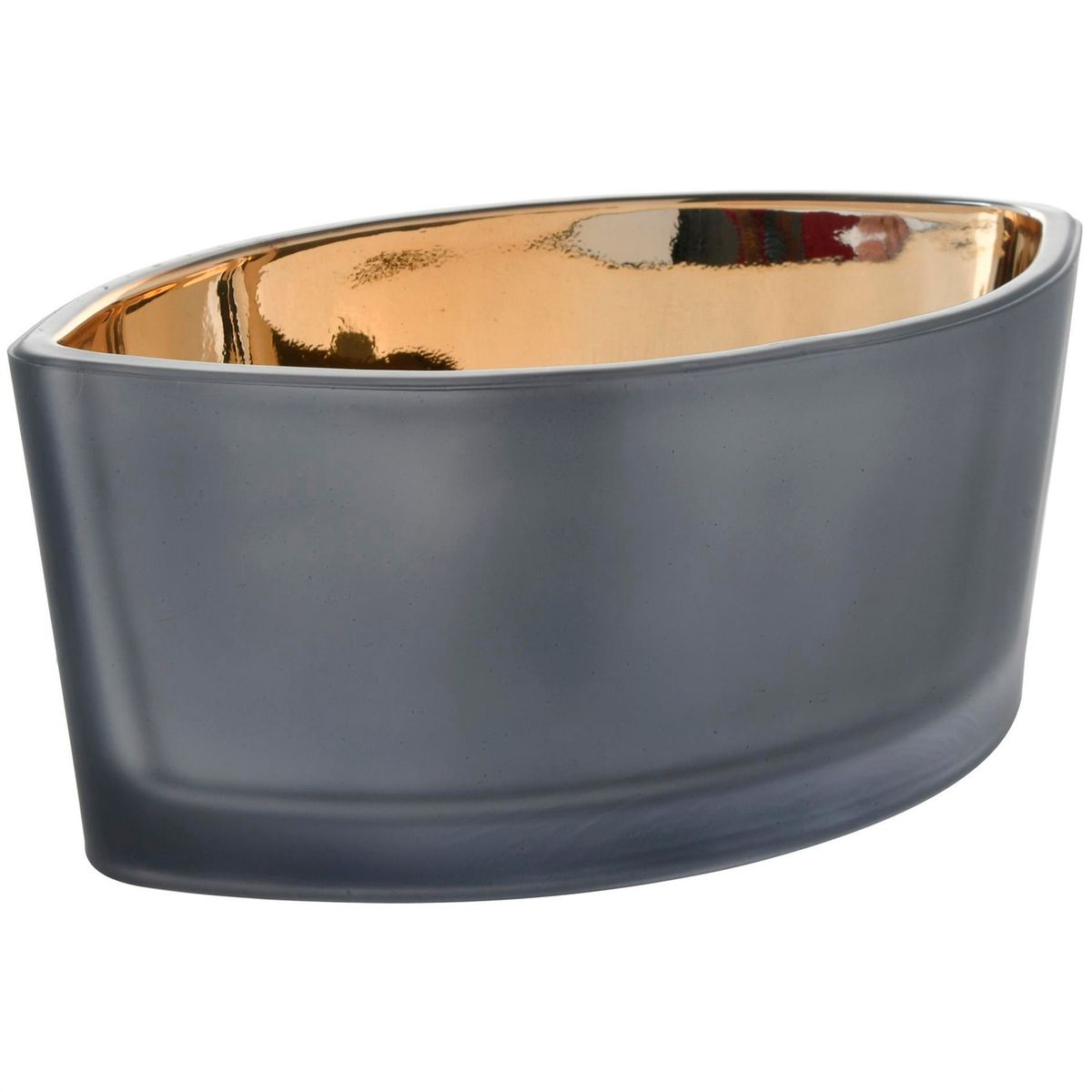 MALLORCA - Centro de Mesa Decorativo Austria Ovalada Grafito