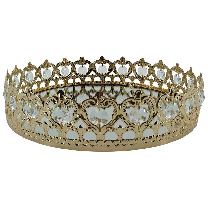 MALLORCA - Centro de Mesa Decorativo Crown Gold
