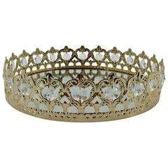 MALLORCA - Centro de Mesa Decorativo Crown Gold