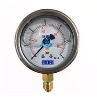 Manómetro Glicerina 0-600 Bar Psi 63mm Conexión 14 Abajo