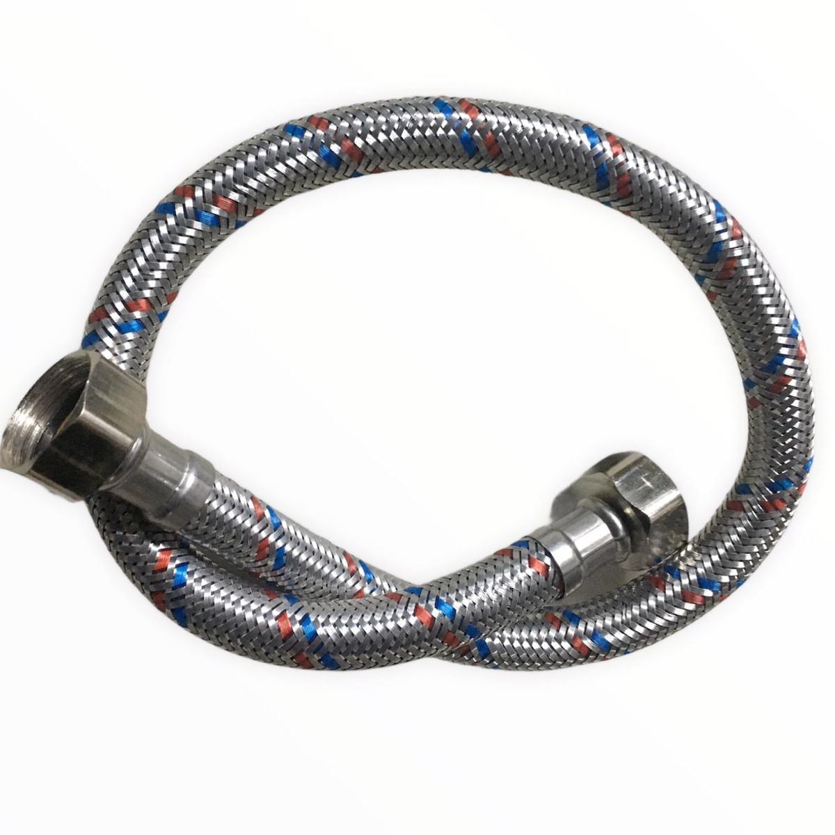 GENERICO - Manguera Metálica Flexible Inodoro Lavamano Ducha Hi-hi 50cm