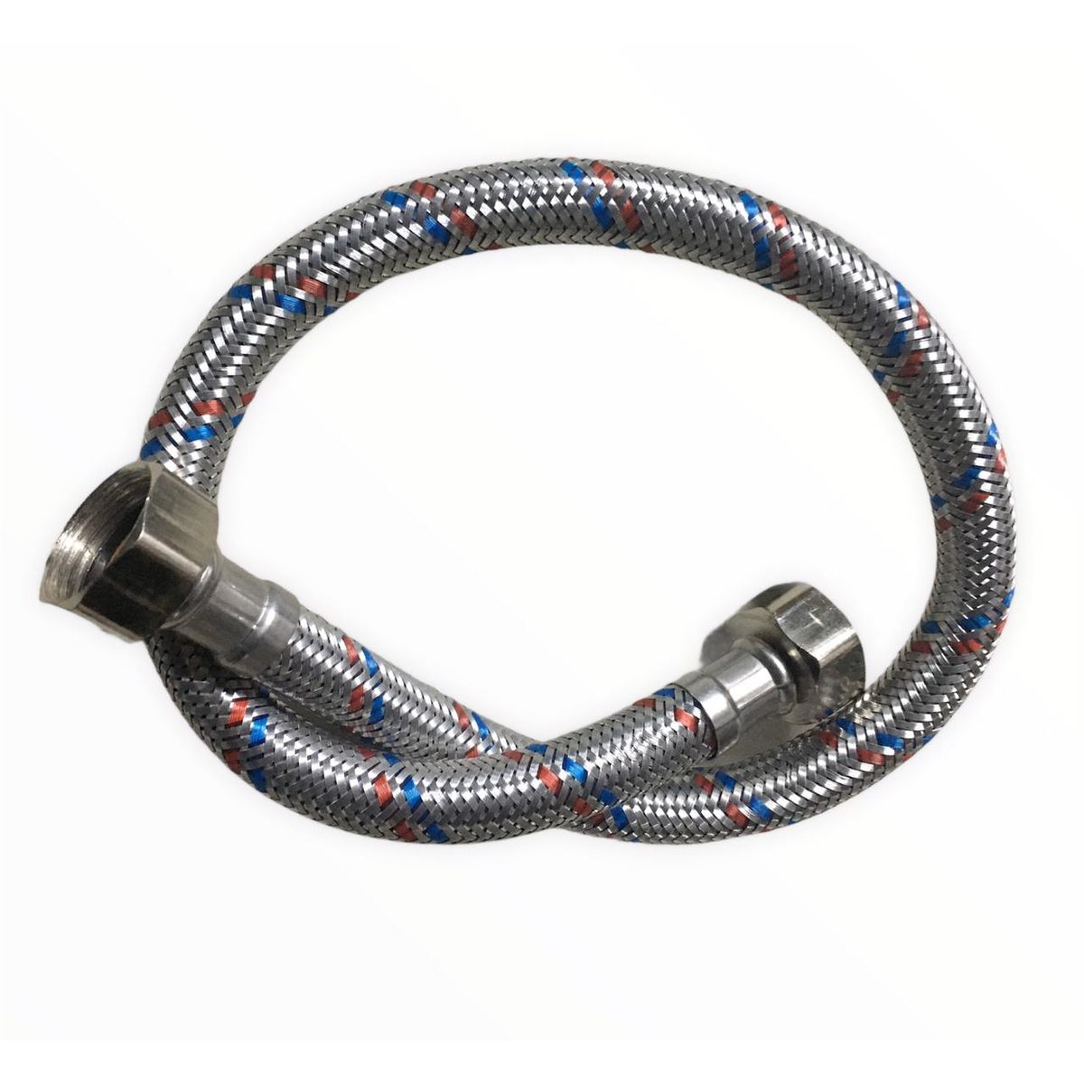 GENERICO - Manguera Metálica Flexible Inodoro Lavamano Ducha Hi-hi 50cm