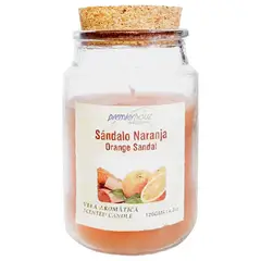 GENERICO - Vela Aromática Sándalo Naranja 120gr