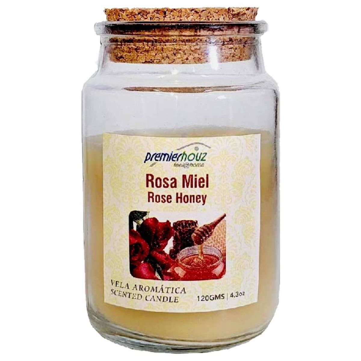 GENERICO - Vela Aromática Rosa Miel 120gr