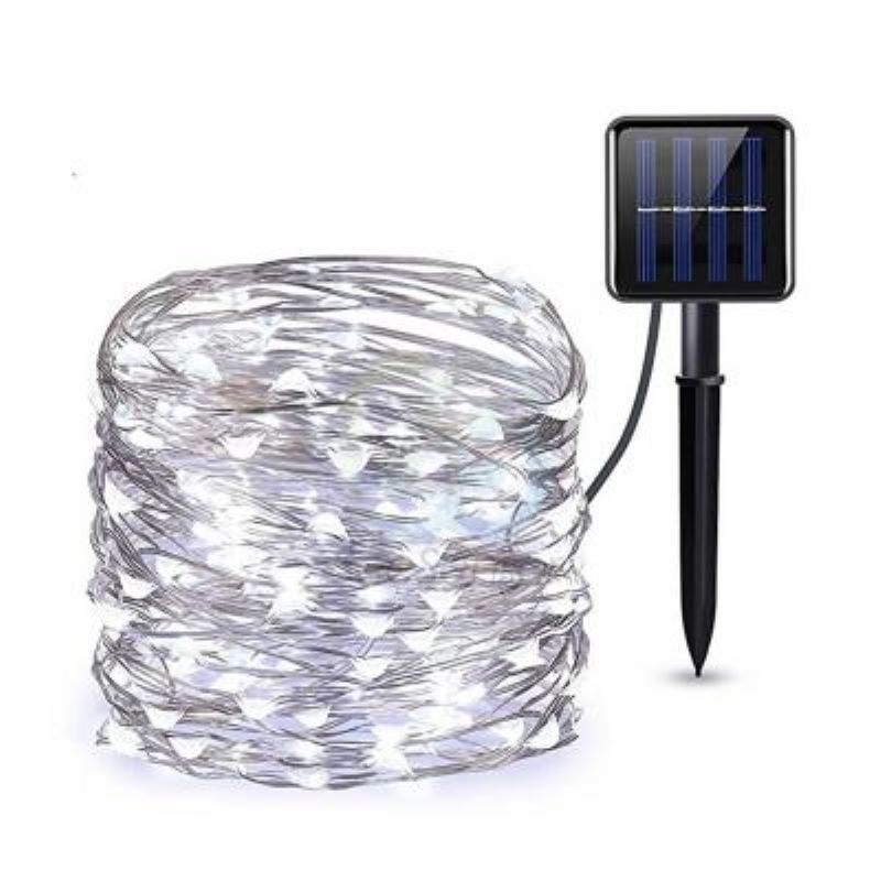 UNIVERSAL - LUZ LINEAL HADA SOLAR 10 METROS COLOR BLANCO