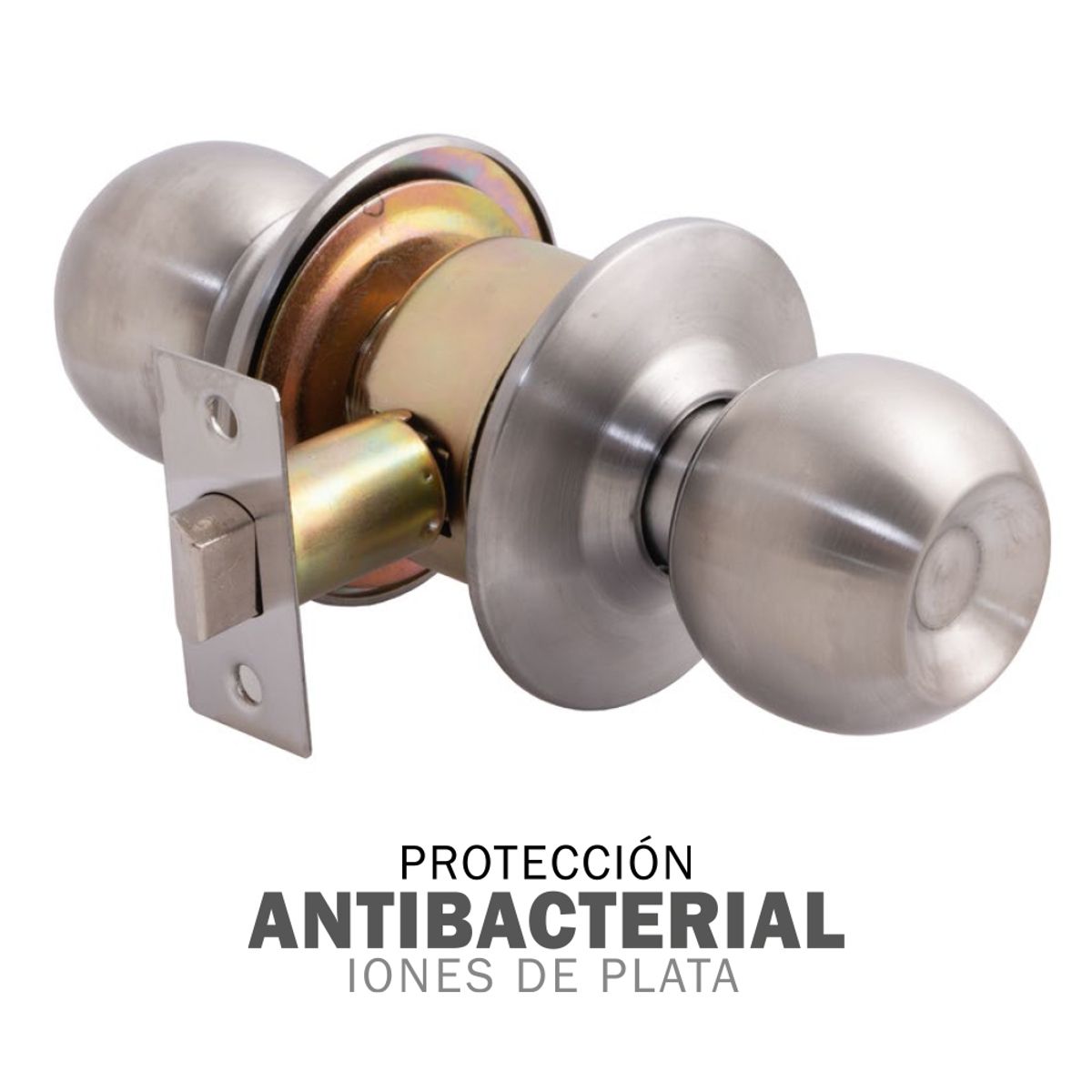 POLI - Cerradura Cilíndrica Pomo Sfera 11000 Libre Paso