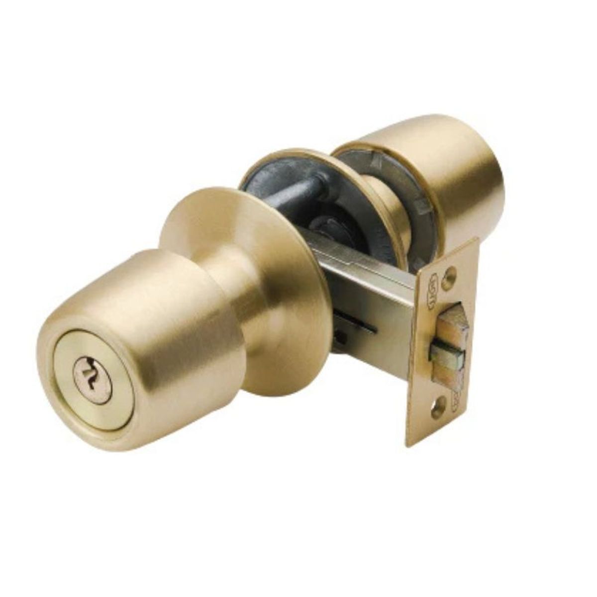 POLI - Cerradura Tubular Pomo Poli Urbano Acceso Bronce