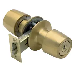 POLI - Cerradura Tubular Pomo Urbano Acceso Bronce