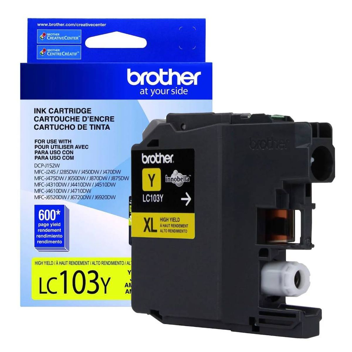 BROTHER - Cartucho de tinta Brother LC-103Y Amarillo BROTHER