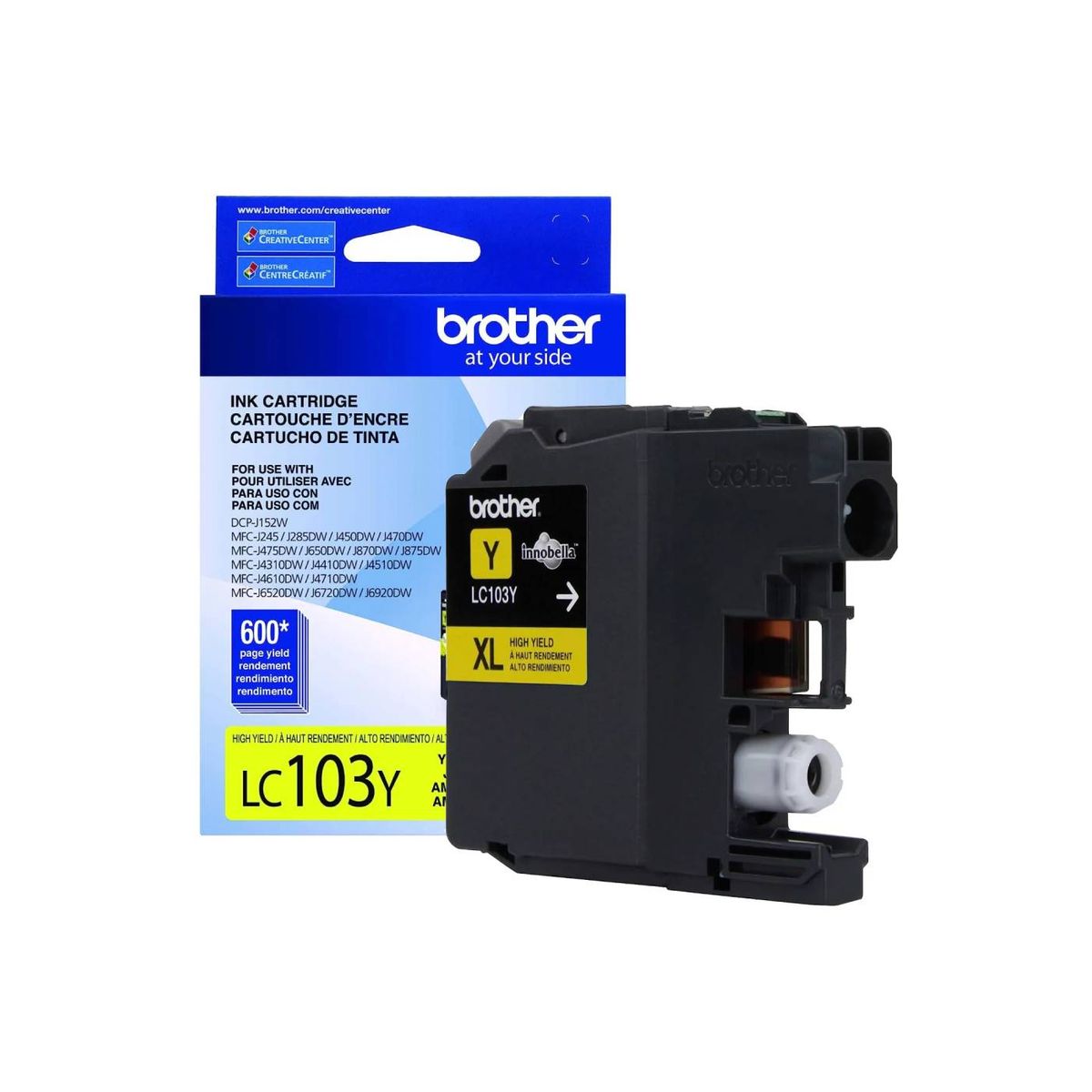 BROTHER - Cartucho de tinta Brother LC-103Y Amarillo BROTHER