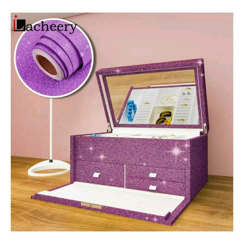 UNIVERSAL - HERMOSO PAPEL MURAL MORADO ADHESIVO PARA MURO