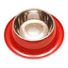 MASCAN - Plato Melamina Anti-Hormigas Rojo Para Perro S Mascan.