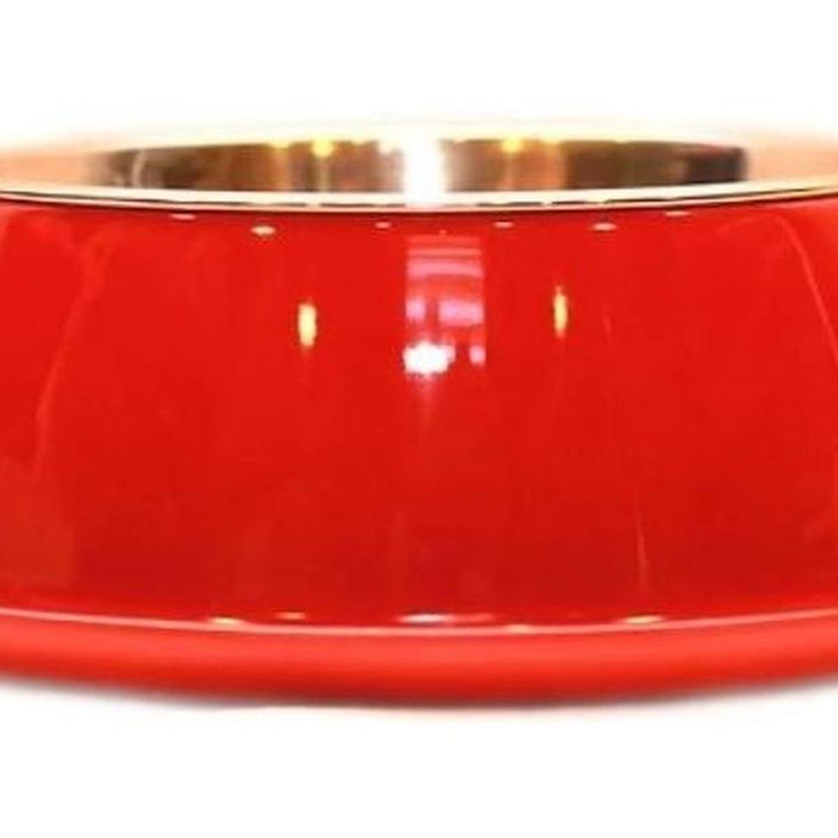 MASCAN - Plato Melamina Anti-Hormigas Rojo Para Perro S Mascan