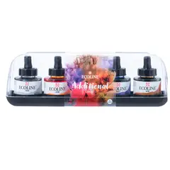 Royal Talens - Acuarela Líquida Ecoline Gotero 5 Colores Secundarios 30ml