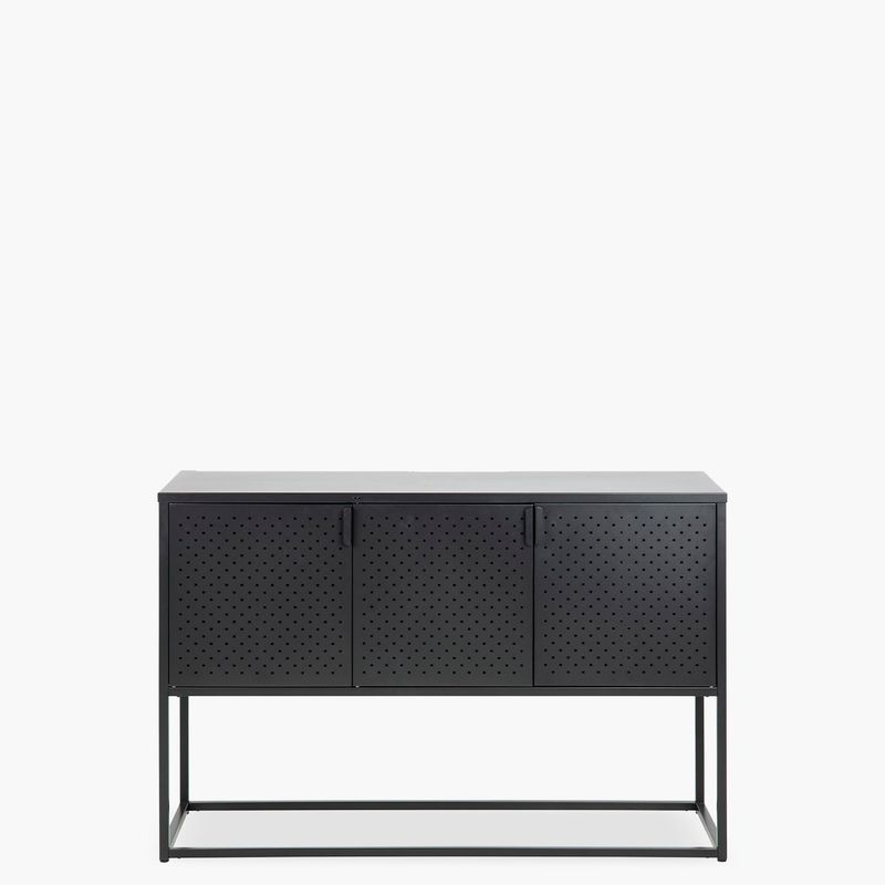 FORM DESIGN - Arrimo medio Newton 3 puertas Negro