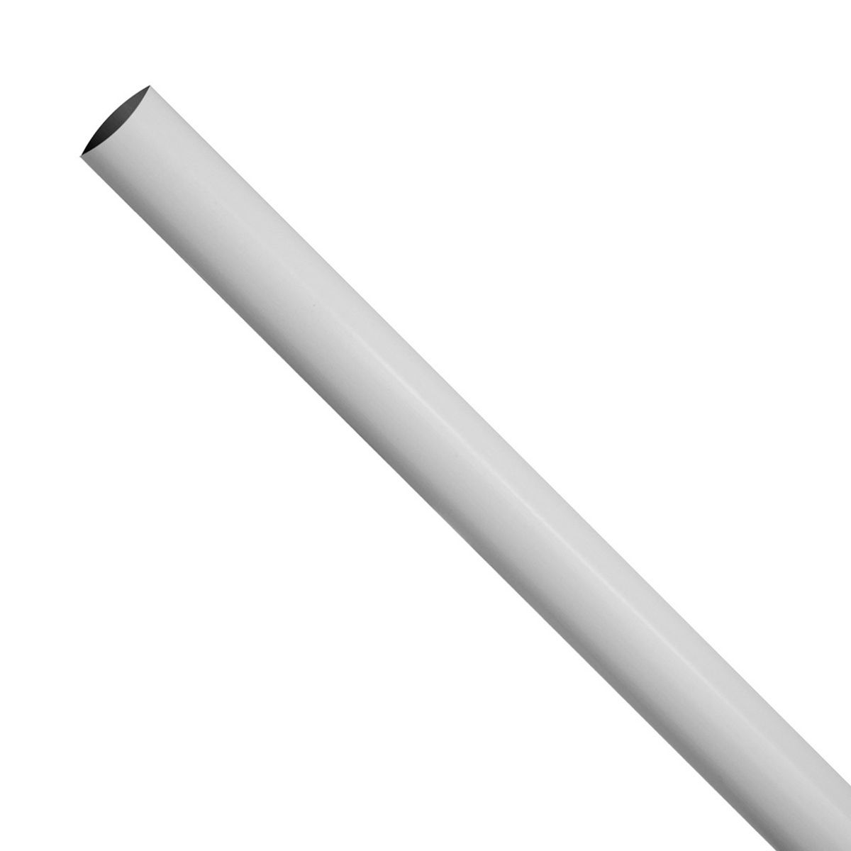 DVP - Barra Baño Aluminio Pvc 1  1,2mts Blanco Dvp