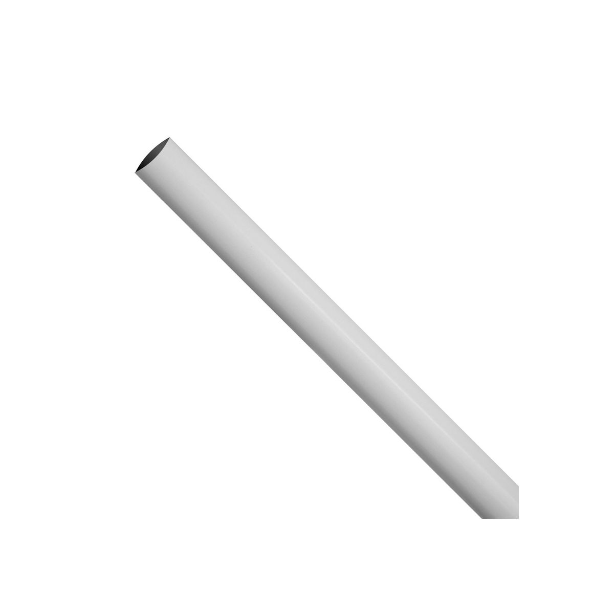 DVP - Barra Baño Aluminio Pvc 1  1,2mts Blanco Dvp