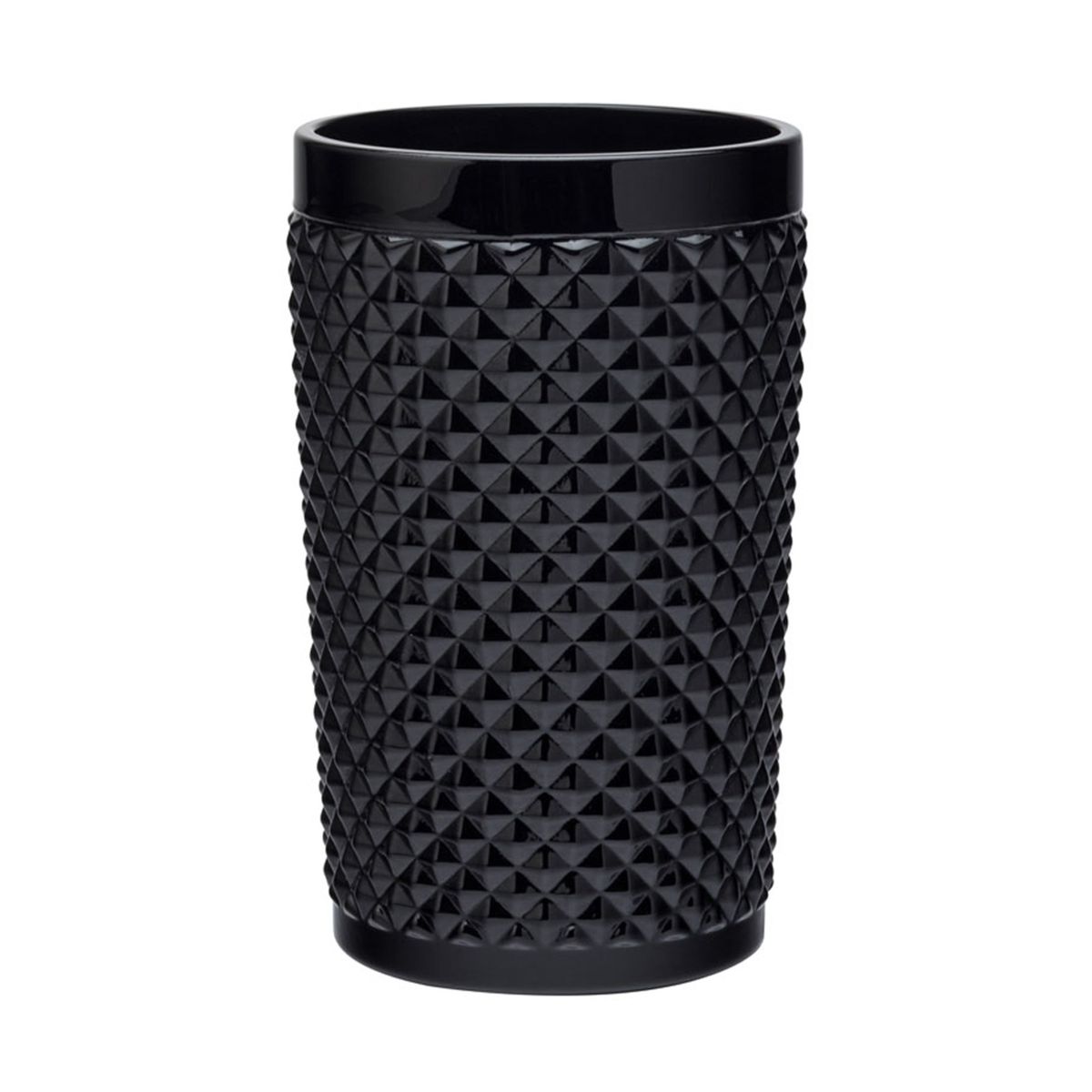 UTOPIA - Set De 6 Vasos De Vidrio Alto Negro 39Cl Onyx Utopia UTOPIA