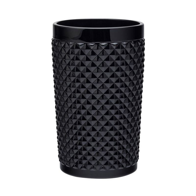 UTOPIA - Set De 6 Vasos De Vidrio Alto Negro 39Cl Onyx Utopia UTOPIA