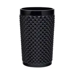 UTOPIA - Set De 6 Vasos De Vidrio Alto Negro 39Cl Onyx