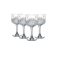 Set De 4 Copas Vidrio Timeless 500Cc